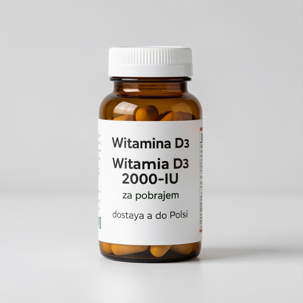 Witamina D3 2000 IU — zamów za pobraniem, dostawa do Polski