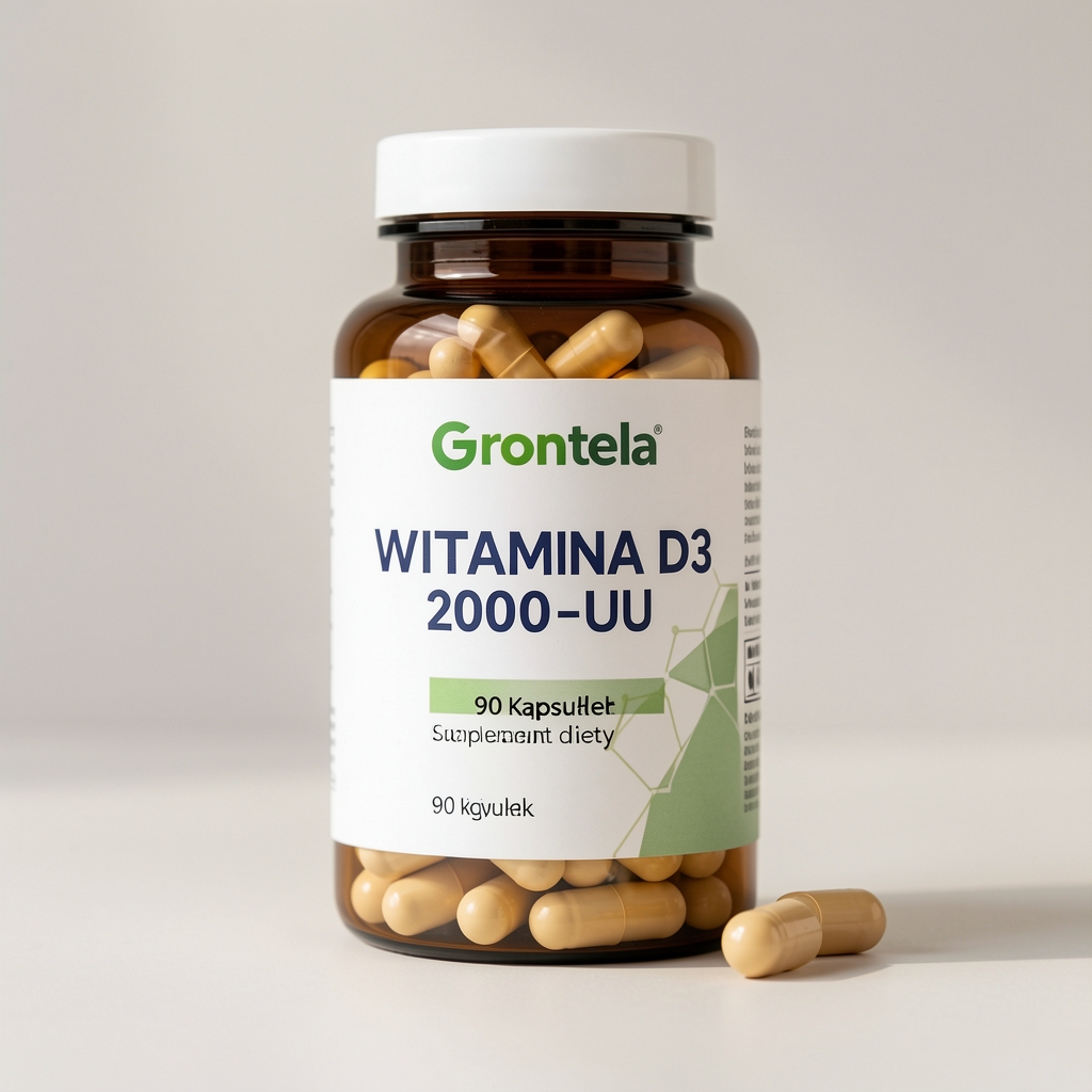 Witamina D3 2000 IU od Droneval — 90 kapsułek, suplement diety